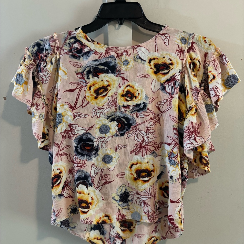 Maurices Flowered Blouse